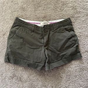 5” Cargo Green Khaki Shorts